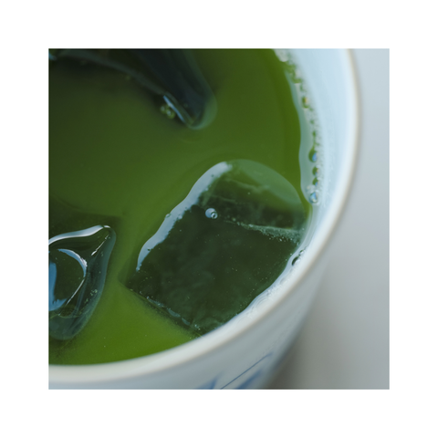 大隅茶全オリジナルの有田焼 冷茶茶器 ”椿”|大隅茶全 × 渓山窯