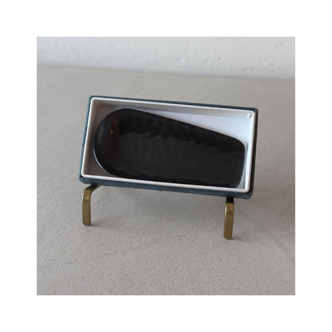 純銅黒銅/赤銅仕上げ鎚目茶箕|新光堂