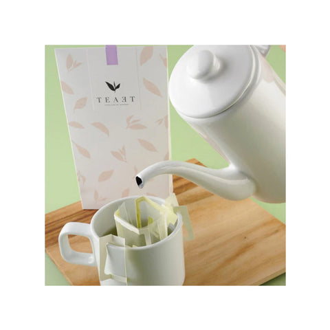 TEAET(ティーエット)|「フレーバーグリーンティー大隅ゆず」と「緑茶ドリップ 」と「ほうじ茶パウダー」の3個セット|ギフト箱付き