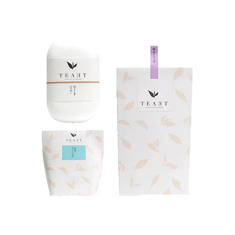 TEAET(ティーエット)|「緑茶ティーバッグ」と「緑茶ドリップ 」と「ほうじ茶パウダー」の3個セット|ギフト箱セット