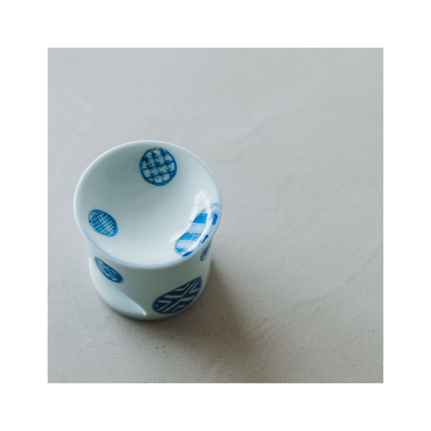 大隅茶全オリジナルの有田焼 茶香炉 ”丸紋”|大隅茶全 × 渓山窯