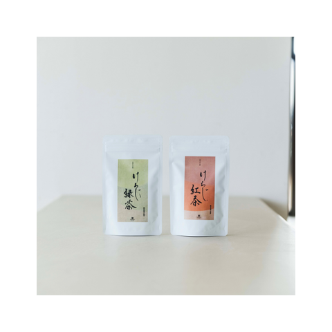 【入荷待ち】けらじ緑茶|幻の柑橘「花良治(けらじ)」をブレンドした緑茶