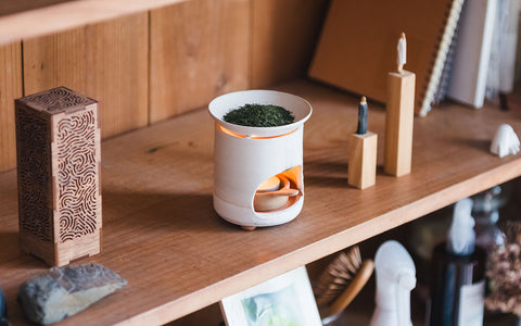 Living with a tea incense burner.