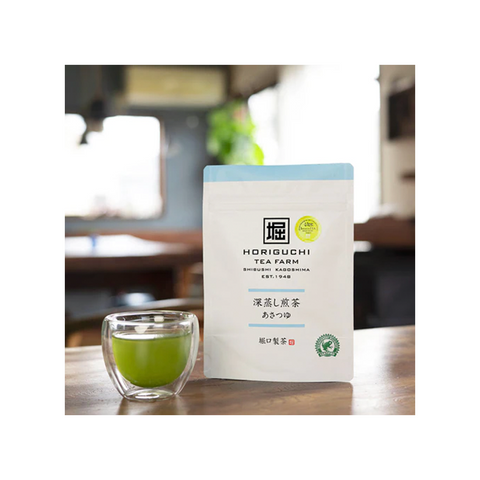 カクホリ 深蒸し煎茶 あさつゆ|Japanese Tea Selection Paris受賞・Great Taste Award受賞|堀口製茶のお茶
