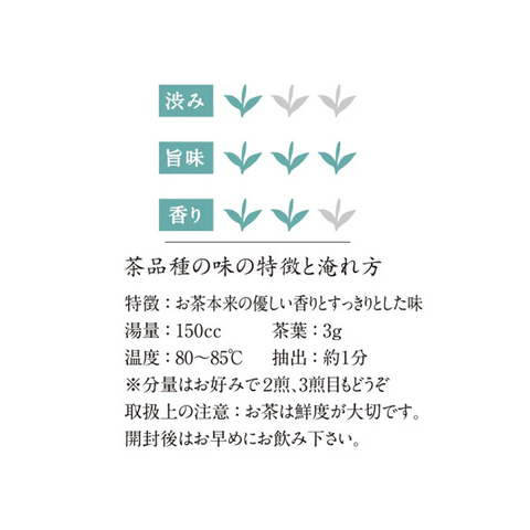 カクホリ 普通煎茶さえみどり｜Japanese Tea Selection Paris受賞｜堀口製茶のお茶